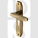 Heritage Brass AST5948 Door Handle Euro Profile Astoria Design Antique Brass
