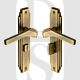 Heritage Brass TIF5230-AT Door Handle Bathroom Set Tiffany Design Antique Brass