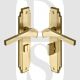Heritage Brass TIF5230-SB Door Handle Bathroom Set Tiffany Design Satin Brass