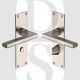 Heritage Brass TR1330-SN Door Handle Bathroom Set Trident Design Satin Nickel Finish