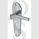 Heritage Brass WAL6500-SC Door Handle Lever Lock Waldorf Design Satin Chrome