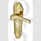 Heritage Brass WAL6548-PB Door Handle for Euro Profile Plate Waldorf Design Polished Brass