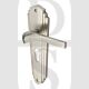 Heritage Brass WAL6548-SN Door Handle for Euro Profile Plate Waldorf Design Satin Nickel