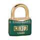 Kasp K12240GREKA Green Vinyl Padlock - Same Key