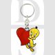 Warner Bros Looney Tunes - Tweety Pie Heart Enamelled Licensed Keychain-Keyring