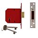 Union 2101 77.5mm 5 Lever Mortise Deadlock Polished Brass