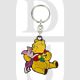 Disney Winnie The Pooh & Piglet Present Enamelled Licensed Keychain-Keyring