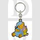 Disney Winnie The Pooh & Piglet Sleeping Enamelled Licensed Keychain-Keyring