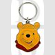 Disney Winnie The Pooh Big Face Enamelled Licensed Keychain-Keyring