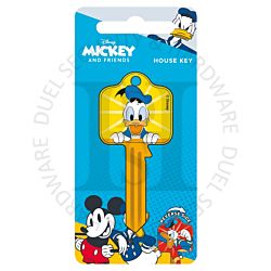 Disney Donald Duck KEY00131 6-Pin UL2 Universal Section Cylinder Key Blank