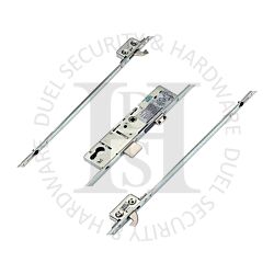 ERA 53350019AA Latch Deadbolt 2 Small Hooks Split Spindle Multipoint Door Lock - Option 1