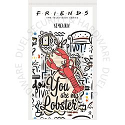 Friends The Television Series RK38950C You are my Lobster Licensed Rubber Keychain-Keyring