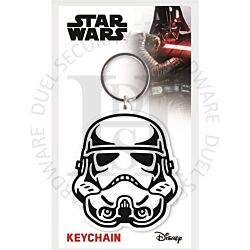 Star Wars RK38340C Stormtrooper Licenced Rubber Keychain-Keyring