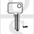 Abus Compatible Orion ABS30L Cylinder Key Blanks Silca AB30R JMA ABU-6I HD AB30R Errebi AU46R Pack of 10
