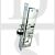 Adams Rite 4710 38.3mm Deep 22.2mm Backset Round Screw-In Cylinder Deadlatch Case Silver No Forend