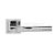 Atlantic Status S24SPC Kansas Lever Handle On Square Rose Polished Chrome