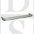 Bary 5012.SSS Grade 305 Bathroom Glass Toiletry Shelf Concealed Fixing Satin Stainless Steel
