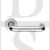 Carlisle Brass LRS9000SAA 22mm Safety Lever On Round Rose DDA Compliant Satin Anodised Aluminium