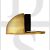 Carlisle Brass AA20PB Oval Half Moon Shaped Floor Mounted Door Stop Polished Brass