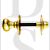 Carlisle Brass AA32PB Door Security Bolt Oval Thumbturn & Coin Release With Rose Polished Brass