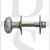 Carlisle Brass AA32SC Door Security Bolt Oval Thumbturn & Coin Release With Rose Satin Chrome