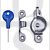Carlisle Brass AA40LCKSC Locking Sash Fitch Fastener Satin Chrome