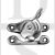 Carlisle Brass AA40SC Non Locking Sash Fitch Fastener Satin Chrome