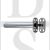 Carlisle Brass AA45RCP Radius Concealed Chain Spring Door Closer Polished Chrome