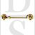Carlisle Brass AA61PB 103.5mm Long Silent Pattern Cabin Hook Polished Brass
