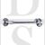 Carlisle Brass AA61SC 103.5mm Long Silent Pattern Cabin Hook Satin Chrome