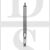 Carlisle Brass AA812CP 305mm Lever Action Flush Bolt Polished Chrome