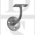Carlisle Brass AA84SC Heavyweight Handrail Bracket Satin Chrome