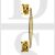 Carlisle Brass AA92PB Victorian 251mm Face Fix Pub Style Pull Handle Polished Brass