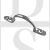 Carlisle Brass AA96CP 102mm X 12mm Face Fix Sash Pull Handle Polished Chrome