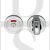 Carlisle Brass AQ11CP Bathroom Mortice Thumbturn & Release With Indicator Polished Chrome
