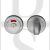 Carlisle Brass AQ11CP Bathroom Mortice Thumbturn & Release With Indicator Satin Chrome