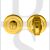 Carlisle Brass AQ12PB Bathroom Mortice Thumbturn & Release Polished Brass