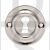 Carlisle Brass AQ41CP 42mm Diameter UK Keyway Face Fix Escutcheon Polished Chrome