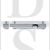 Carlisle Brass AQ81CP 102mm Face Fix Slide Action Surface Mounted Bolt Polished Chrome