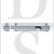 Carlisle Brass AQ82CP 152mm Face Fix Slide Action Surface Mounted Bolt Polished Chrome