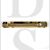 Carlisle Brass AQ83PB 203mm Face Fix Slide Action Surface Mounted Bolt Polished Brass