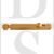 Carlisle Brass AQ83SB 203mm Face Fix Slide Action Surface Mounted Bolt Satin Brass