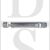 Carlisle Brass AQ83SC 203mm Face Fix Slide Action Surface Mounted Bolt Satin Chrome