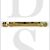 Carlisle Brass AQ84PB 253mm Face Fix Slide Action Surface Mounted Bolt Polished Brass