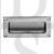 Carlisle Brass AQ90SC Wooden Door Flush Pull Handle Satin Chrome