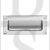 Carlisle Brass AQ90CP Wooden Door Flush Pull Handle Polished Chrome