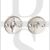 Carlisle Brass B12CP 45mm Diameter Plain Thumbturn & Release Polished Chrome