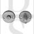 Carlisle Brass B12PB 45mm Diameter Plain Thumbturn & Release Satin Chrome