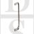 Carlisle Brass CSD1225BSS 225mm Centre Bolt Through D Shape Pull Handle Bright Stainless Steel