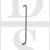 Carlisle Brass CSD1450BSS 450mm Centre Bolt Through D Shape Pull Handle Bright Stainless Steel